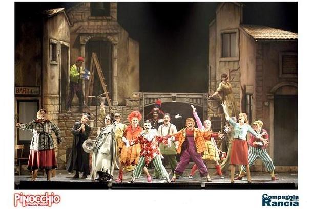 Pinocchio, il musical con musiche dei Pooh, diretto da Saverio Marconi